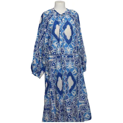 Maxi dress (Blue, White) from H&M