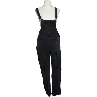 Hängselbyxor (Svart) från Denim Co