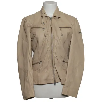 Läderjacka (Beige) från Cabrini Skinn