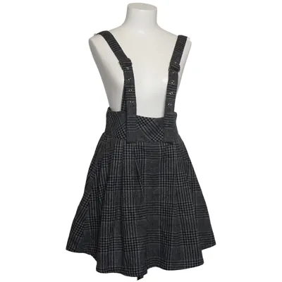 Dungaree skirt (Gray) from Jawbreaker Elastane, Polyester