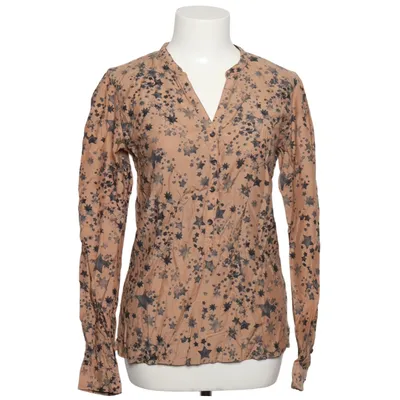 Blouse (Beige, Black, Multicolored) from Maison Scotch Cotton, Silk