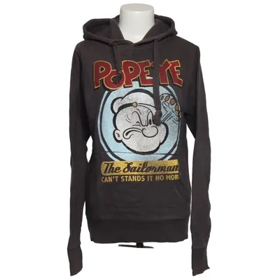 Sweat à capuche (Gris) de Popeye Coton