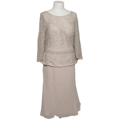 Avondjurk (Beige) van Terani Couture Polyester