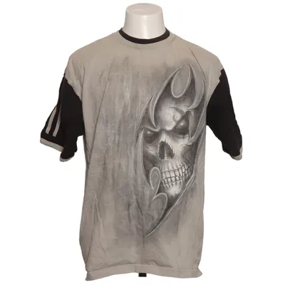 T-shirt (Gray, Black) from Spiral Cotton