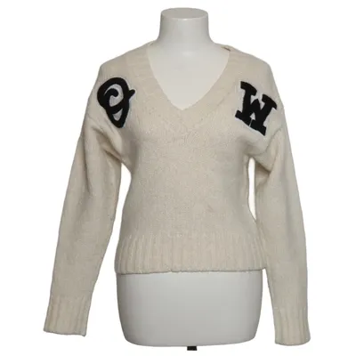 Pull-over (Blanc, Noir) de Off-White Laine d'alpaga, Polyamide