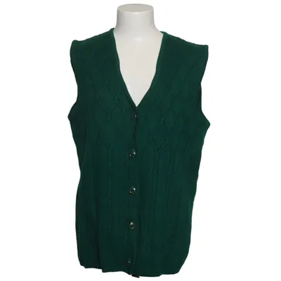 Vest (Grøn) fra Golléhaug Akryl, Uld
