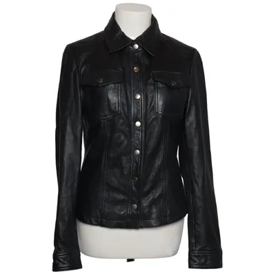 Leren jack (Jacket106) van Goosecraft Katoen, Leer, Polyester