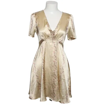 Klänning (Beige, Flerfärgad) från Reclaimed Vintage Polyester