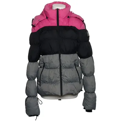 Vinterjakke (Pink, Sort, Grå) fra Miss Nickelson Polyamid, Polyester