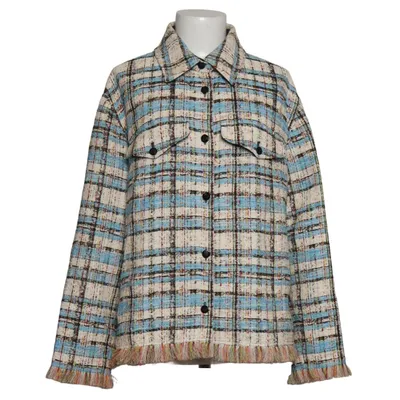 Veste (Bleu, Blanc, Multicolore) de Marc Cain Acétate, Acrylique, Coton, Élasthane, Polyamide, Polyester, Viscose