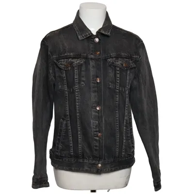 Denimjakke (Grå) fra Pull & Bear Denim Bomuld, Polyester, Viscose