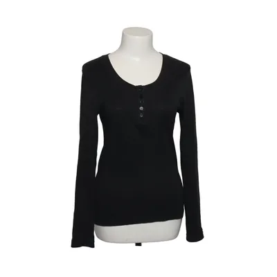 Henley shirt (Zwart) van Boysen's