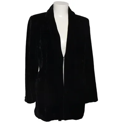 Jacka (Svart) från Hennes Collection Acetat, Silke, Viskos