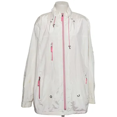 Jacket (White, Pink) from Klima Membrane Wear Cotton, Polyester