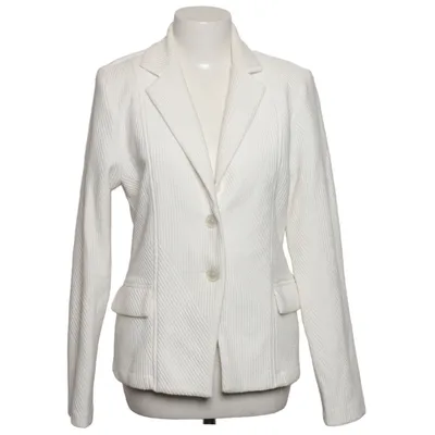Blazer (Blanc) de Helena Hart Élasthane, Polyester, Viscose