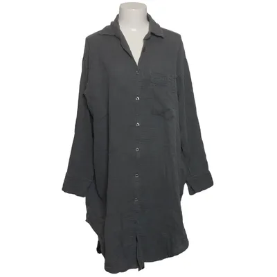 Shirt dress (Gray) from New Collection Cotton