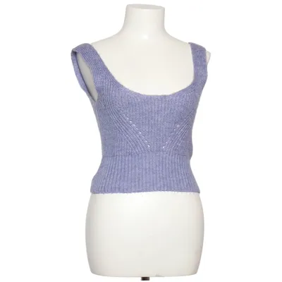 Crop top (Blue) from Topshop Acrylic, Polyester