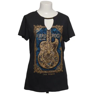 T-shirt (Gris, Bleu, Or) de Hard Rock Couture Coton, Polyester