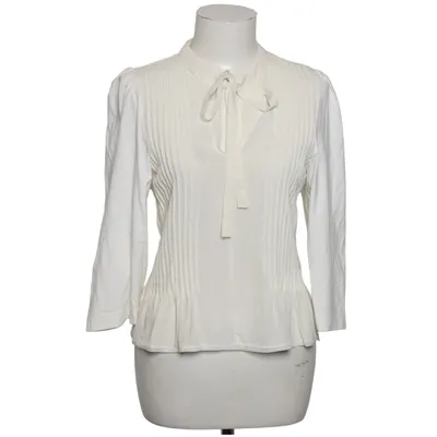 Blouse lavallière (Blanc) de Dorothee Schumacher Coton, Élasthane, Soie, Viscose