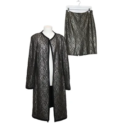 Set (Black, Silver) from Barbara Schwarzer Acetate, Polyamide, Polyester, Wool