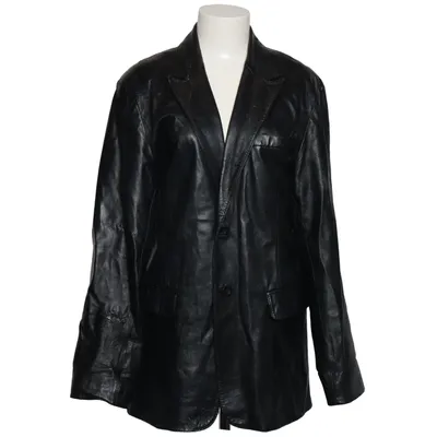 Leather coat (Black) from Steel