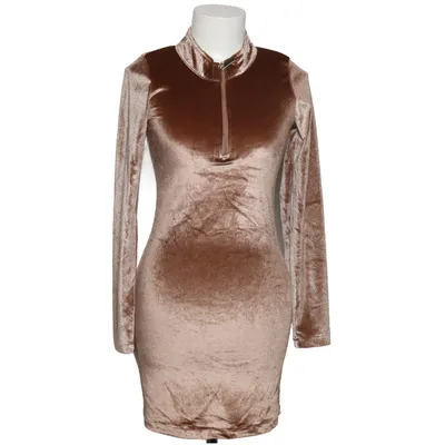 Dress (Brown) from Samdan Elastane, Polyester