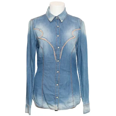 Jeansskjorta (Blå) från Bershka Denim Collection Bomull