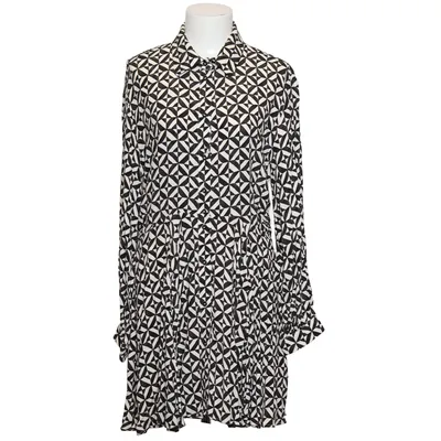 Shirt dress (Black, White) from H&M Viscose