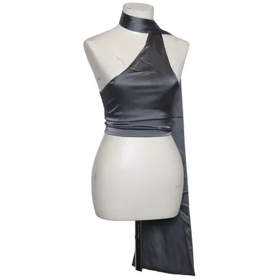 Crop top (Gris) de Peppermayo Élasthane, Polyester