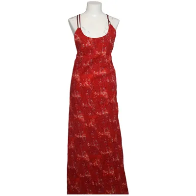 Långklänning (Röd, Flerfärgad) från EDC by ESPRIT Bomull, Viskos