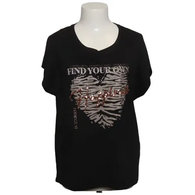 T-shirt (Sort) fra Chicoree Polyester, Viscose