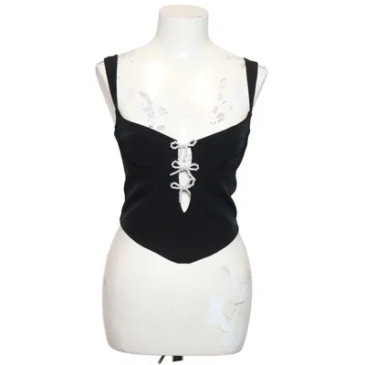 Top (Zwart) van Oh Polly Elastaan, Polyester