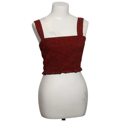 Crop top (Rød, Sort) fra Disturbia Elastan, Polyester