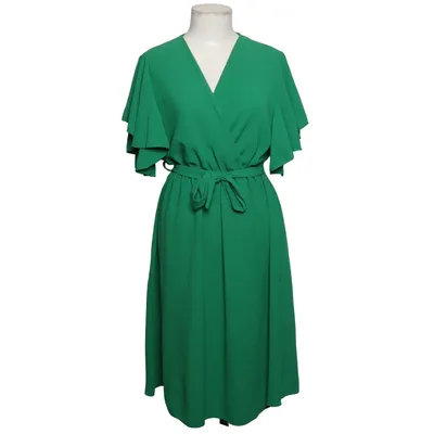Slå-om-kjole (Grøn) fra Pescara Elastan, Polyester, Viscose
