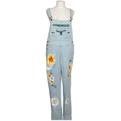 Hängselbyxor (Blå, Flerfärgad)