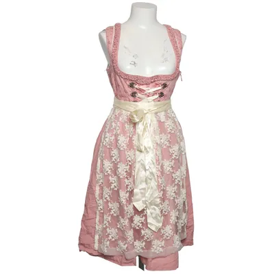 Dirndl (Rosa, Vit) från Marjo Bomull, Polyester