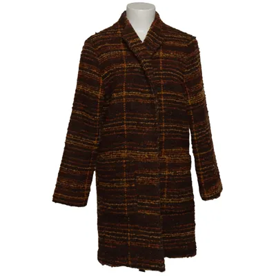 Manteau (Marron, Jaune, Orange) de Loro Piana Acrylique, Coton, Élasthane, Lin, Polyamide, Polyester, Viscose, Laine
