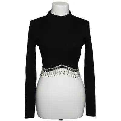 Crop top (Black) from GiorGia Cotton, Viscose