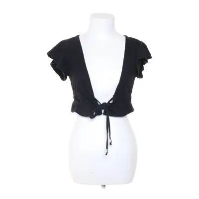 Wrap top (Black) from Polly Cotton, Polyester
