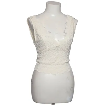 Crop top (Vit) från Zara Bomull, Elastan, Polyamid