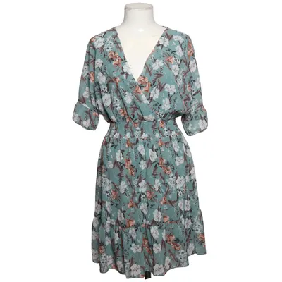 Jurk (Groen, Wit, Bruin) van Styleboom Elastaan, Polyester, Viscose