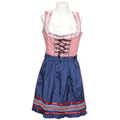 Dirndl (Rot, Blau, Weiß) von Fuchs Trachtenmoden