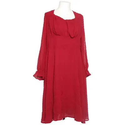 Robe (Rouge) de Belle Poque Polyester, Viscose
