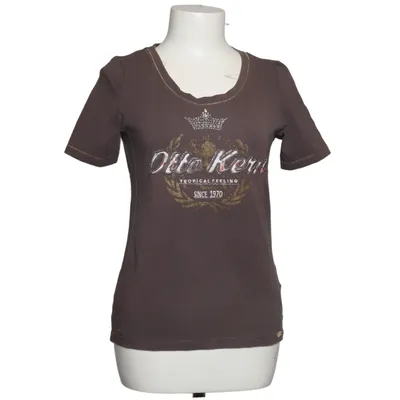 T-shirt (Brun) från Otto Kern Bomull, Elastan