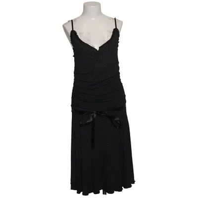 Jurk (Zwart, Wit) van Vivance Collection Elastaan, Viscose