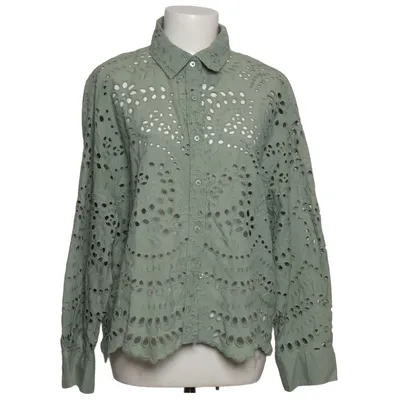 Bluse (Grün) von ONLY Blue Denim Baumwolle