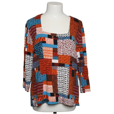Top (Blue, Orange, Multicolored) from Christine Laure Elastane, Viscose