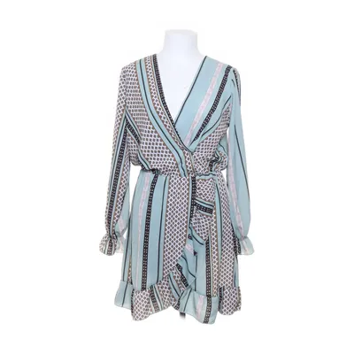 Robe portefeuille (Bleu, Multicolore) de Styleboom Polyester