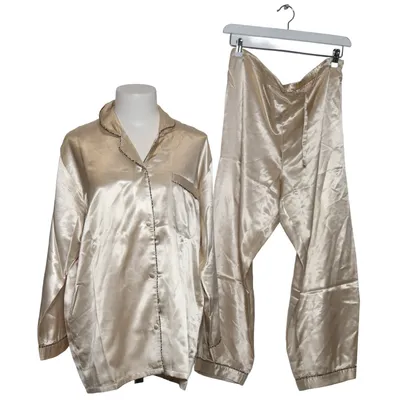 Pyjama (Beige) van Sleeper Katoen, Polyester
