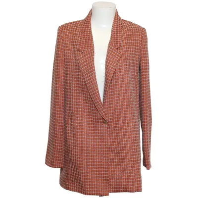 Blazer (Bruin, Wit) van Chima Polyester, Viscose